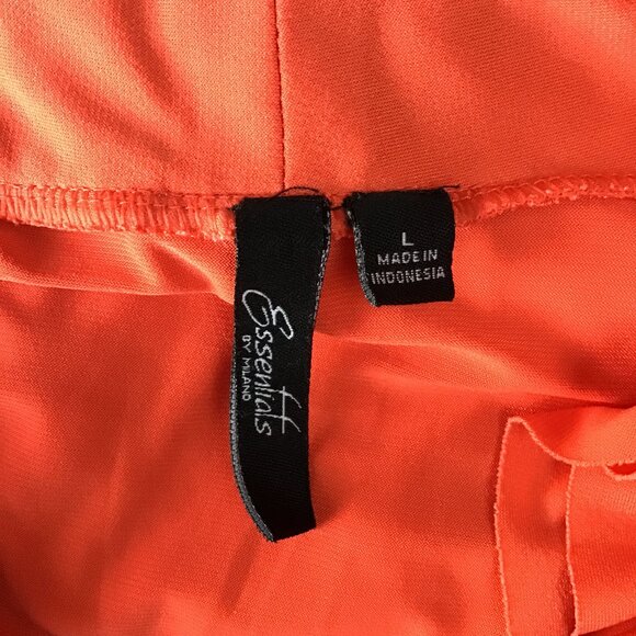 Essentials by Milano Ruffle Front Sleeveless Tank Blouse Sz L - Picture 5 of 6